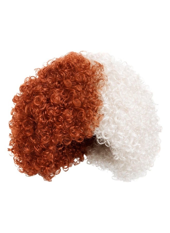 Saudi Founding Day Celebration Wig – Heritage‑Inspired Curly Costume Hairpiece in Dual‑Tone Traditional Colors for Cultural Events, National Day Outfits, and Festive Performances.” - Image 1